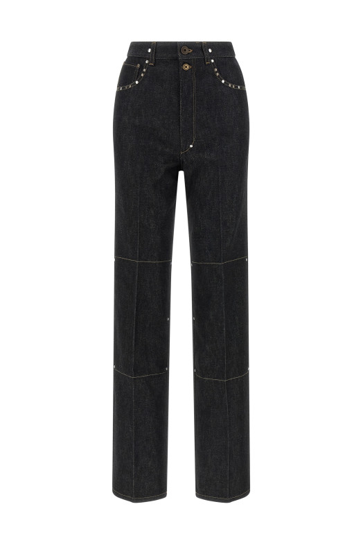 Джинси з розрізами, чорні LEMAIRE PA1303LD1061BK965