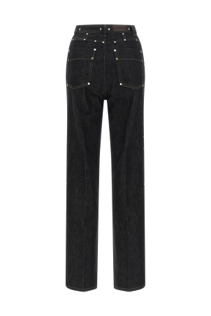 Джинси з розрізами, чорні LEMAIRE PA1303LD1061BK965