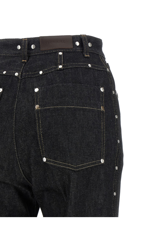 Джинси з розрізами, чорні LEMAIRE PA1303LD1061BK965