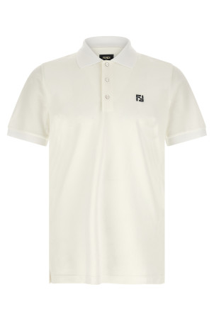 'FF Selleria' polo shirt White
