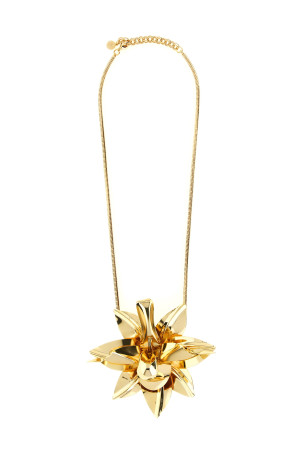 Flower pendant necklace Gold