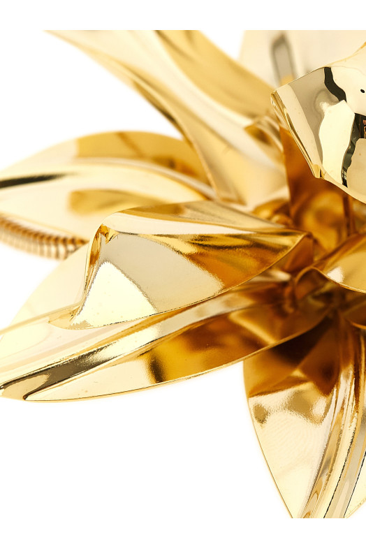 Flower pendant necklace Gold