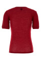 Red wool t-shirt VERSACE (10245061A17548)