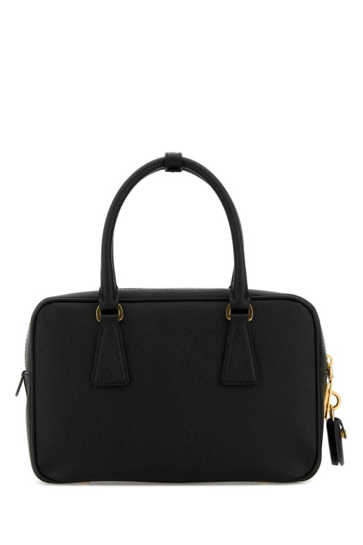 Black leather handbag Black PRADA (1BB113VEOMNZV)