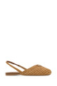Camel raffia ballerinas PRADA (1F370OF0052ACS)
