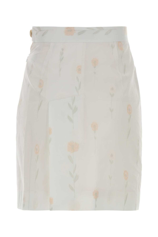 Floral cotton blend Crotch mini skirt VIVIENNE WESTWOOD (1K010030W01EN)