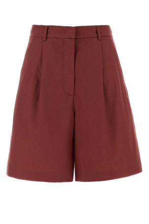 Tyrian purple cotton blend Cuba shorts WEEKEND (2615141022600)