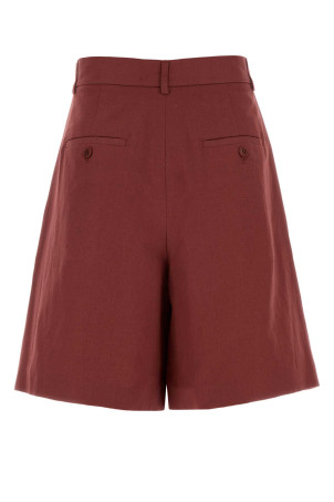 Tyrian purple cotton blend Cuba shorts WEEKEND (2615141022600)