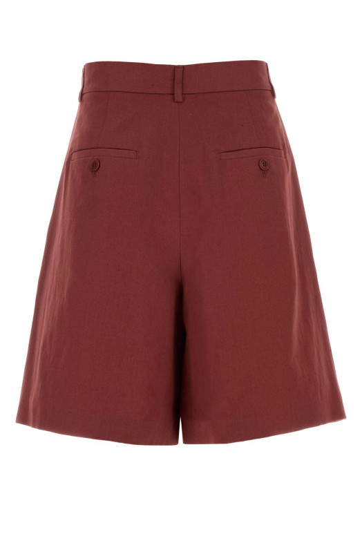 Tyrian purple cotton blend Cuba shorts WEEKEND (2615141022600)
