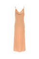 Peach satin dress RABANNE (26PCRO071PO0336)