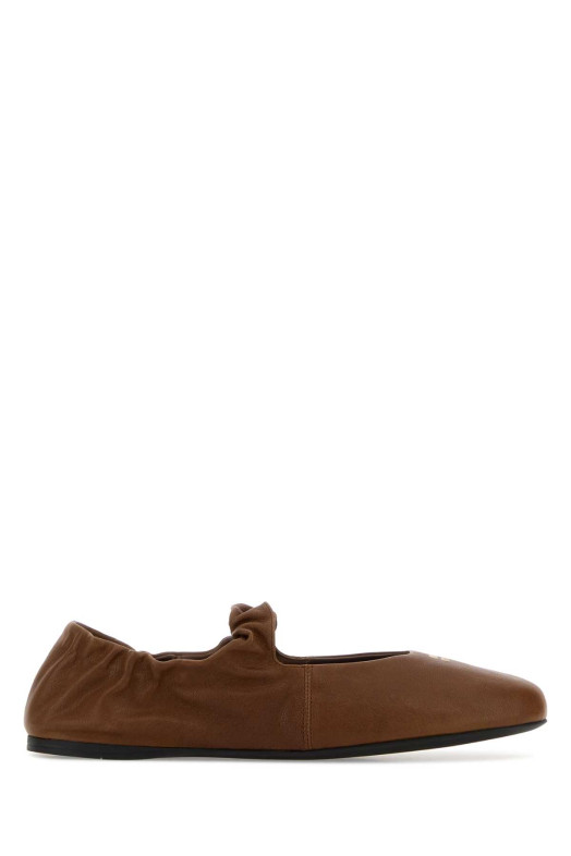 Brown nappa leather ballerinas MIU MIU (5F340EFD005EFX)