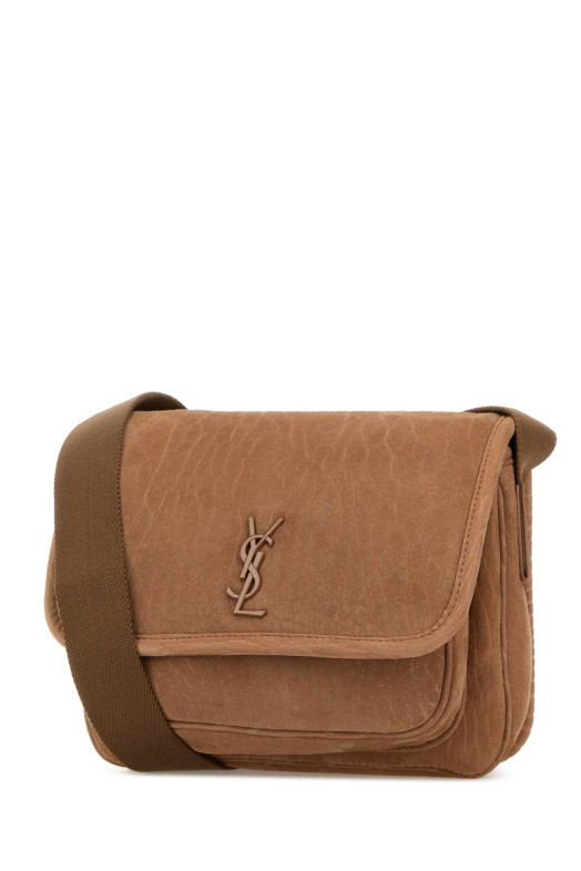 Biscuit nabuk crossbody bag SAINT LAURENT (776611AAF6C)