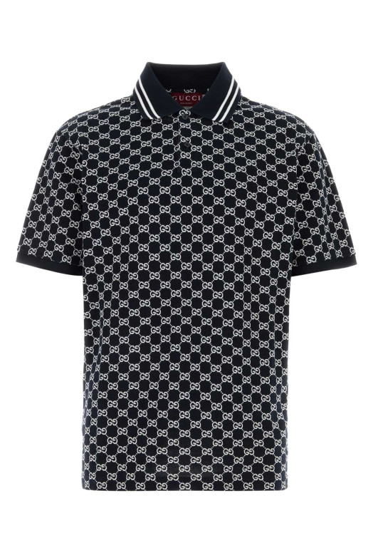 Embroidered piquet polo shirt GUCCI (788024XJHH7)