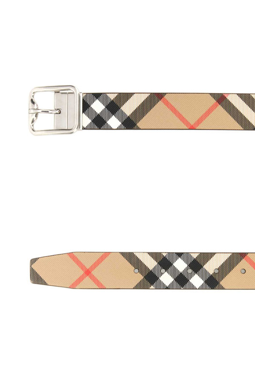 Printed e-canvas reversibile belt BURBERRY (8092046)