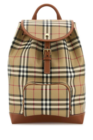 Printed canvas backpack BURBERRY (8109797)