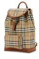 Printed canvas backpack BURBERRY (8109797)