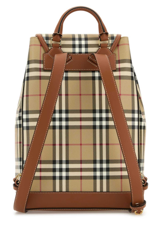 Printed canvas backpack BURBERRY (8109797)
