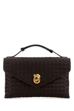 Dark brown leather Knot Lock handbag BOTTEGA VENETA (817191V08Z0)