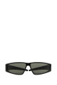 Black acetate Wraparound sunglasses ALEXANDER MCQUEEN (821645J0752)