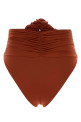 Brick stretch nylon bikini bottom orange MAGDA BUTRYM (831526)