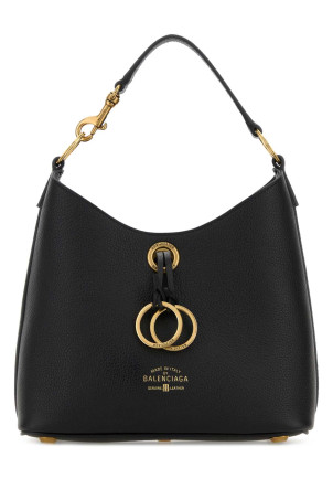 Black leather Carrie Handbag Black BALENCIAGA (8456012ABNQ)