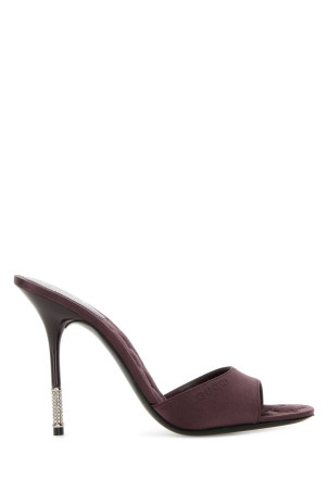 Purple satin mules GUCCI (853650F1400)