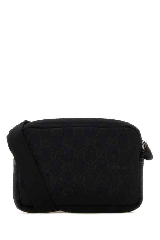 Black canvas mini crossbody bag Black GUCCI (855344FAFIA)