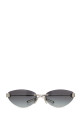 Silver metal Gossip sunglasses BALENCIAGA (858884T0005)