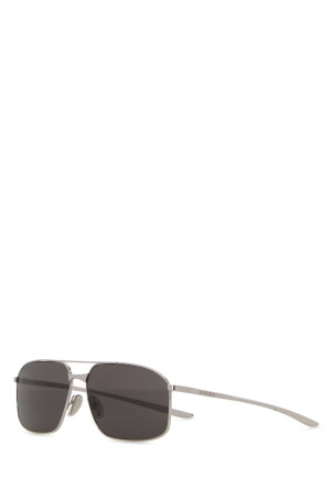 Silver metal Monday sunglasses Black BALENCIAGA (858889T0005)