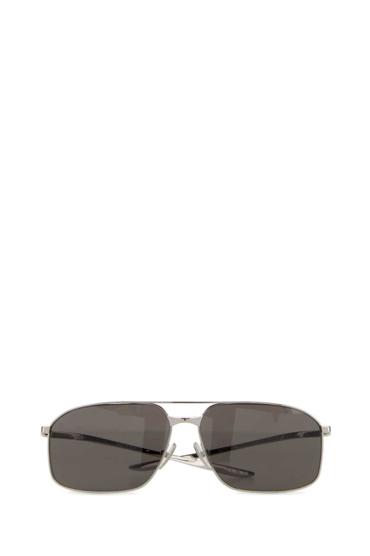 Silver metal Monday sunglasses Black BALENCIAGA (858889T0005)