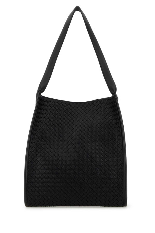 Black leather Corriere shopping bag BOTTEGA VENETA (867484V60G0)