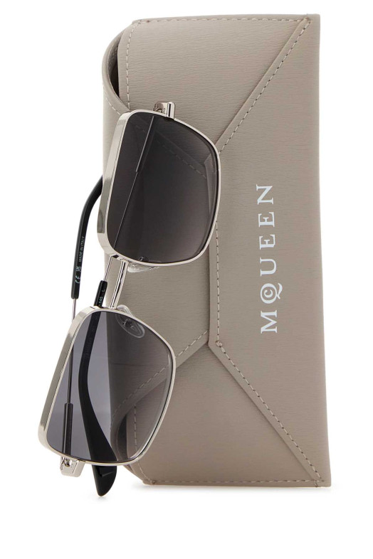 Silver metal sunglasses ALEXANDER MCQUEEN (872995I3330)