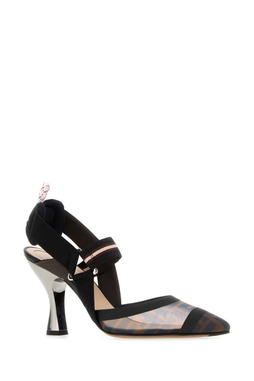 Printed mesh ColibrÃ¬ pumps FENDI (8J6851A2D7)