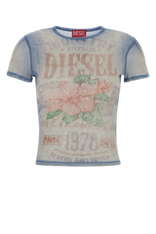Multicolor cotton t-shirt DIESEL (A235190HGCN)
