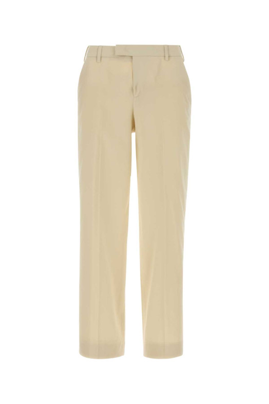 Cream cotton Emma pant PT TORINO (CDVSEAZ00STDSD82)