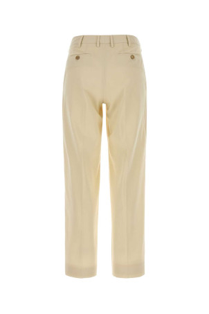 Cream cotton Emma pant PT TORINO (CDVSEAZ00STDSD82)