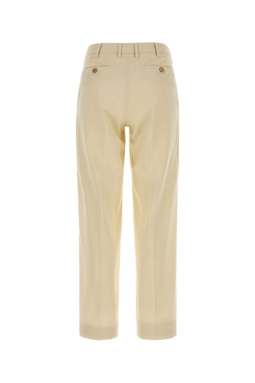 Cream cotton Emma pant PT TORINO (CDVSEAZ00STDSD82)