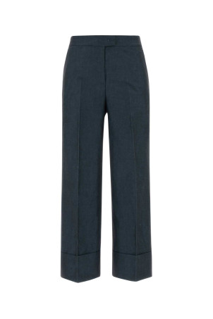 Denim blue cotton blend Colette palazzo pant PT TORINO (CDVSTTZ00STDZI33)