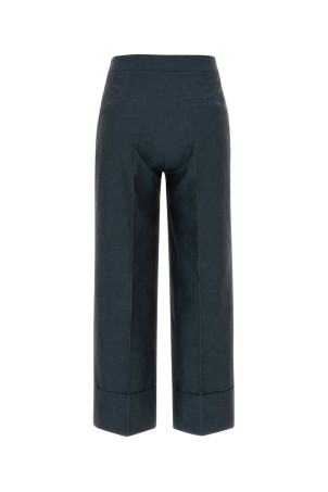 Denim blue cotton blend Colette palazzo pant PT TORINO (CDVSTTZ00STDZI33)