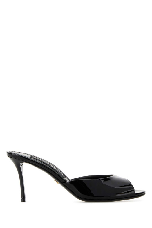 Black leather Keira mules Black DOLCE & GABBANA (CR2023A1471)