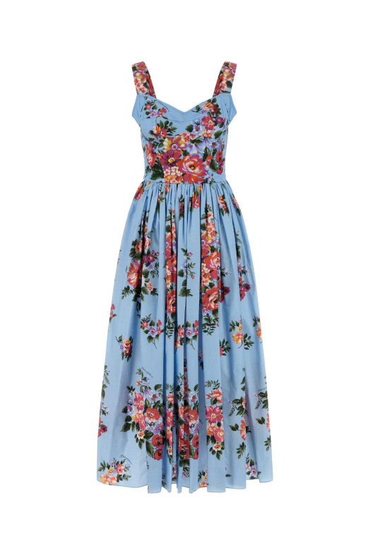 Printed cotton dress DOLCE & GABBANA (F6TTHTHS5UU)