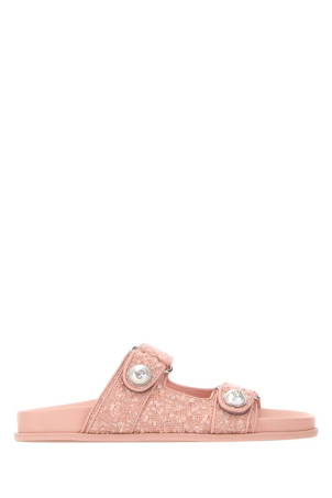 Pink boucle Fayence slippers JIMMY CHOO (FAYENCESANDALTWW)