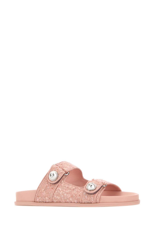 Pink boucle Fayence slippers JIMMY CHOO (FAYENCESANDALTWW)