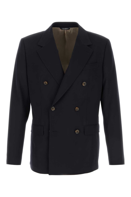 Black stretch wool blazer DOLCE & GABBANA (G2WG1TFUBGZR)