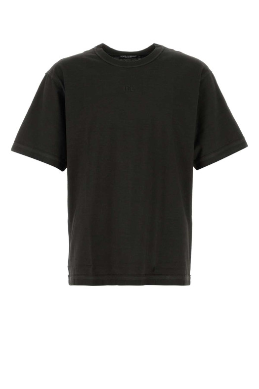 Black cotton t-shirt Black DOLCE & GABBANA (G8RI4ZG7PNS)