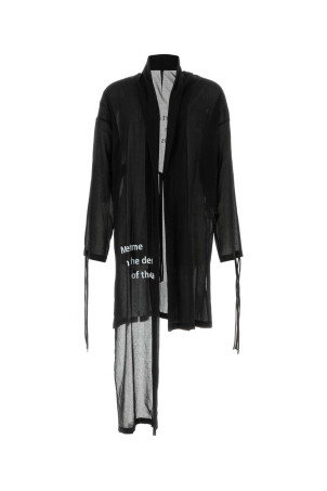 Black cotton cardigan Black YOHJI YAMAMOTO (HKJ18047)