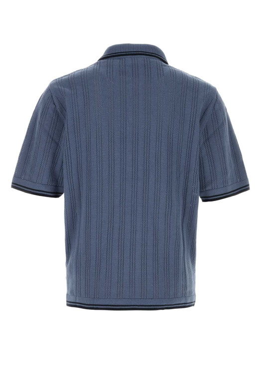 Air Force blue cotton S/S Ramsey Polo CARHARTT WIP (I036168)