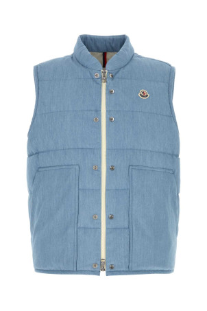 Light blue cotton Heceta down jacket MONCLER (L10911A00137599HB)
