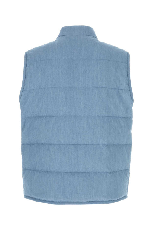 Light blue cotton Heceta down jacket MONCLER (L10911A00137599HB)