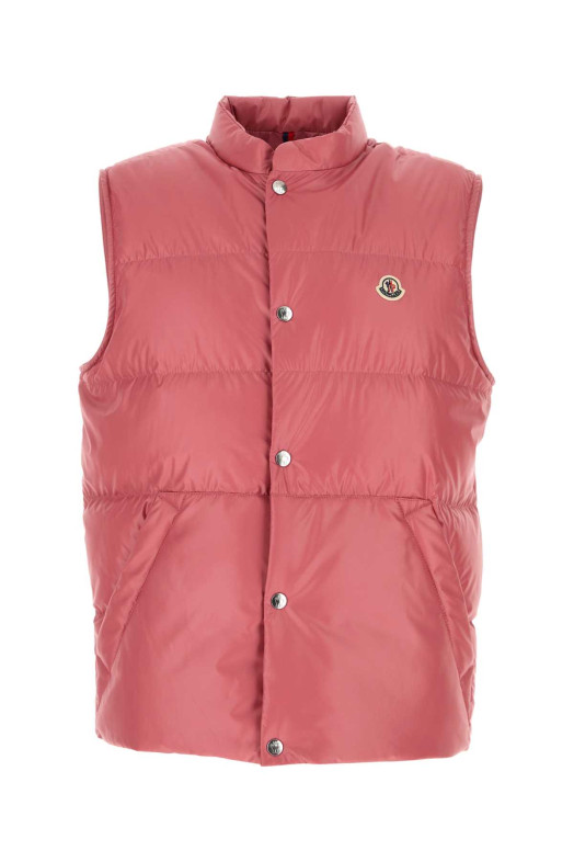 Dark pink polyester Restigo down jacket MONCLER (L10911A00143597YX)